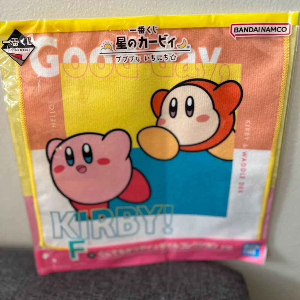 Kirby and Waddle Dee Hand Towel Ichiban Kuji